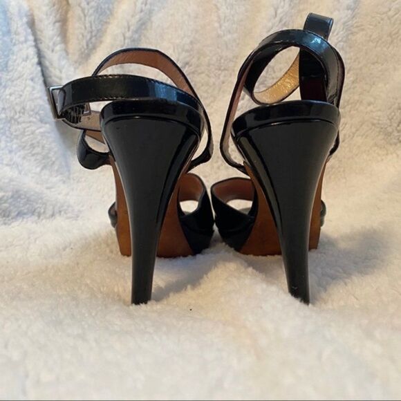 KATE SPADE Black Strappy Heels - Size 7.5 - Picture 6 of 11